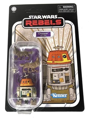 Star Wars Rebels TVC Chopper Figure VC333 Unpunched Mint 2024
