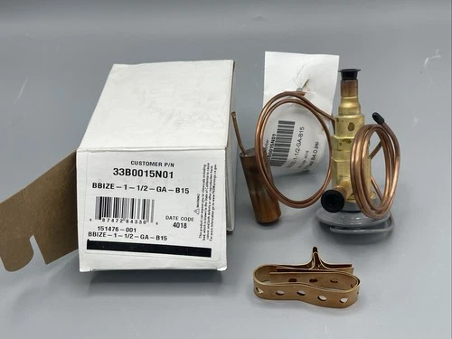 New Carrier 33B0015N01 Thermal Expansion Valve R-410a Sporlan BBIZE-1-1/2-GA-B15