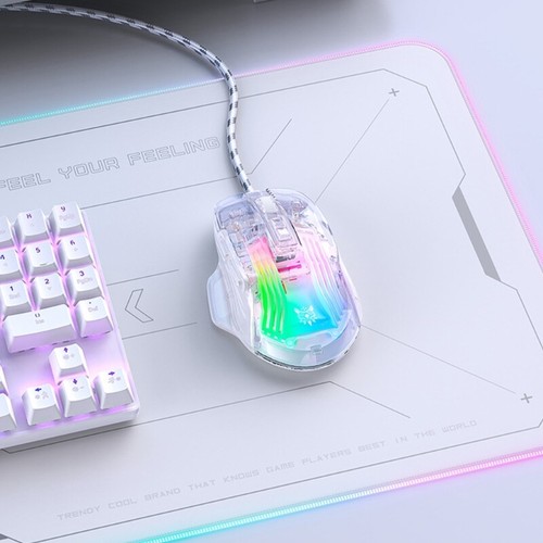 RGBs Gamings Mouse USB Cord 12800DPI Ergonomics Gamers Optical Mouse with Light - Picture 2 of 8