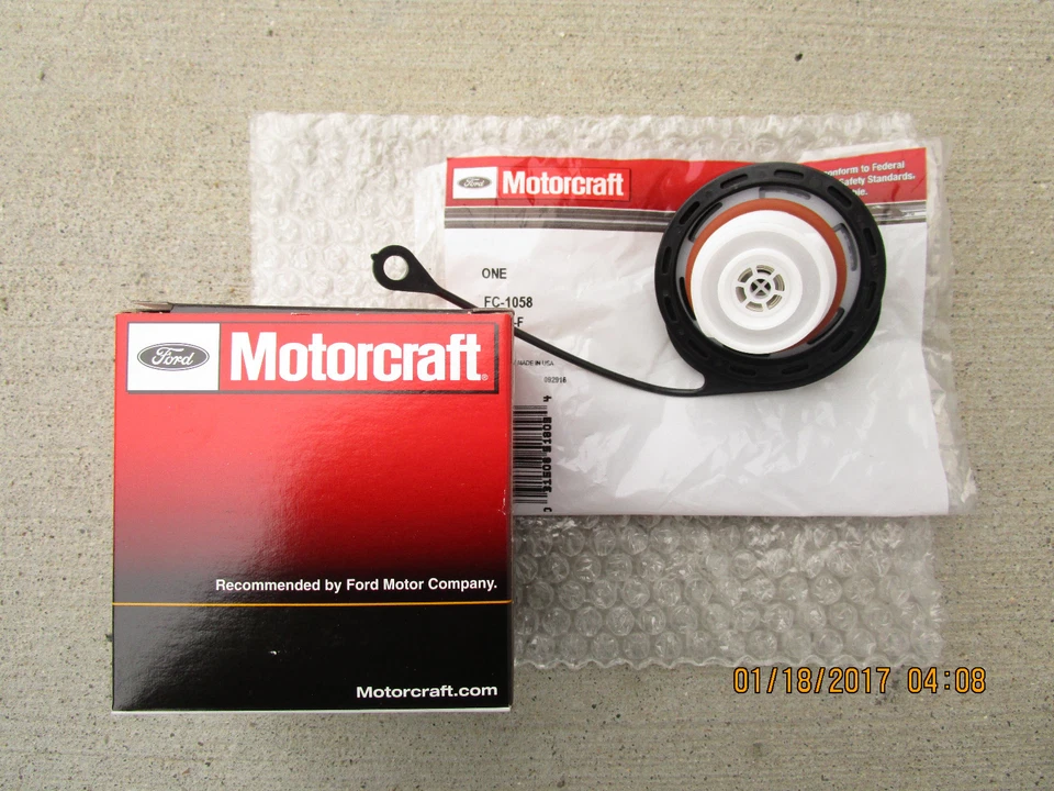 07 - 10 FORD EXPLORER SPORT TRAC FUEL GAS TANK FILLER CAP W/ TETHER OEM NEW - Image 3 of 3