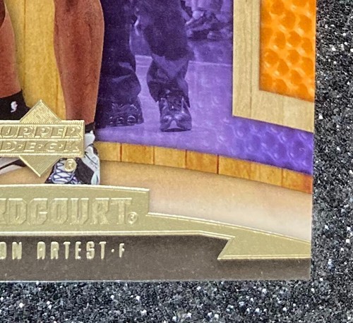 2006 Upper Deck Hardcourt Ron Artest (Metta Sandiford) #83 (All-Rookie/All-NBA) - Imagen 5 de 6
