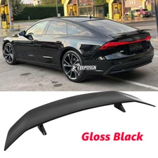 Gloss Black 46" Car Rear Trunk Spoiler Lip Wing Racing For Audi A3 S3 Rs3 14-20