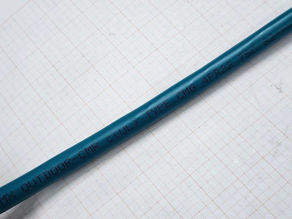 Allen Bradley 22/4P CAT5e F/UTP Shielded Industrial Ethernet Cable Teal /25ft - Image 2 of 4