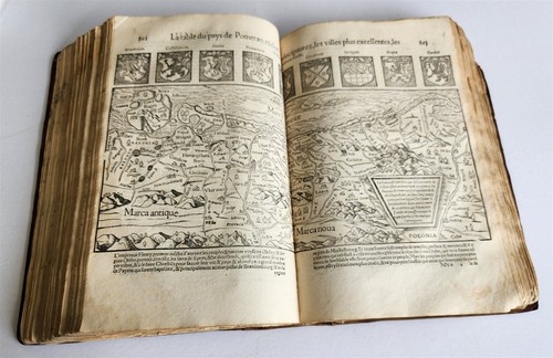 1556 COSMOGRAPHY by Sebastian Munster antique RARE ILLUSTRATED 16th cent. FOLIO - Picture 16 of 24