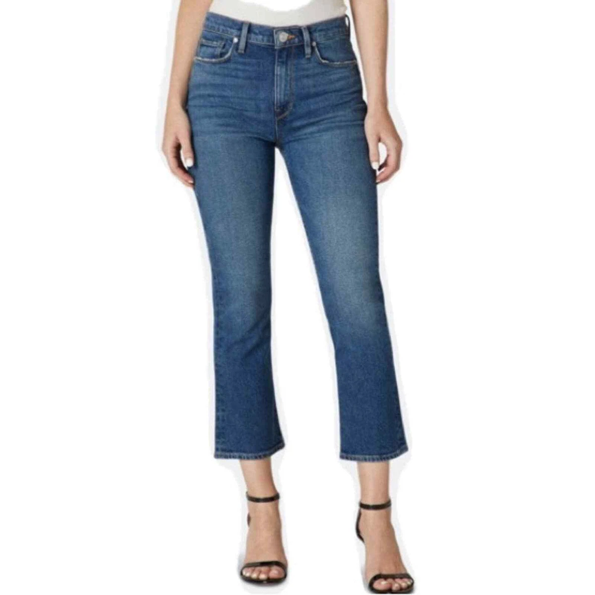 HUDSON JEANS Holly High Rise Crop Bootcut Jean NWT Size 24 eBay