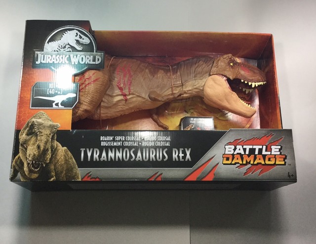 battle damage t rex