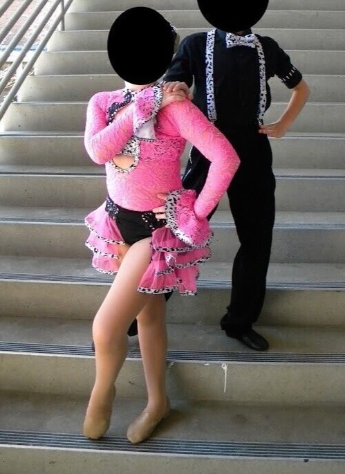 Custom Dance Competition Girls Jazz Medium Costum… - image 3