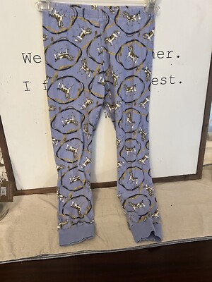 Janie and Jack Animal Horse Print Knit Cotton Pajama Pants Leggings Size 7.   P
