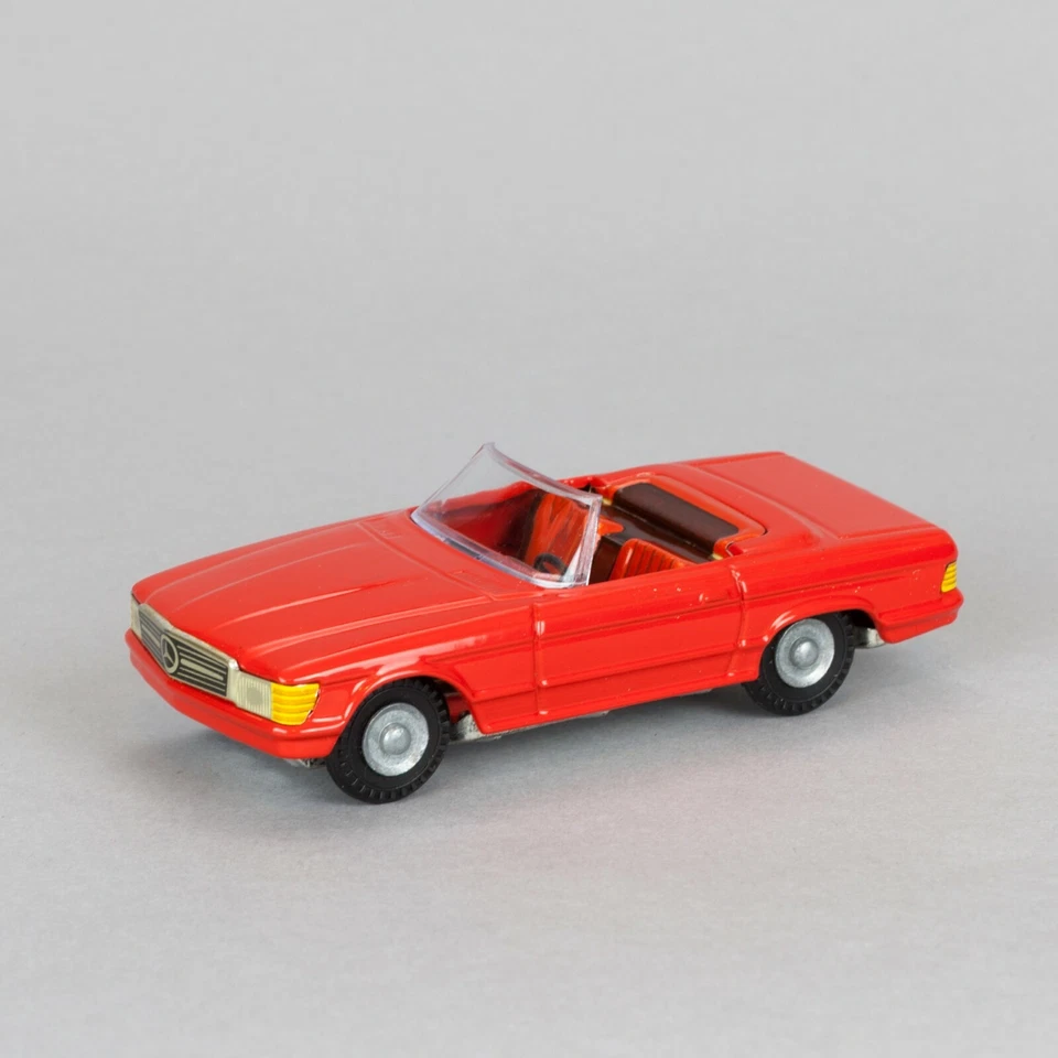 KOVAP RETRO Mercedes Benz 350 SL 1971 red - Czech Republic - 1:32 vintage 1990s - Immagine 2 di 4