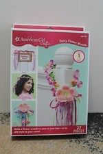 2014 American Girl Crafts--Fancy Flower Wreath 27 pieces NEW