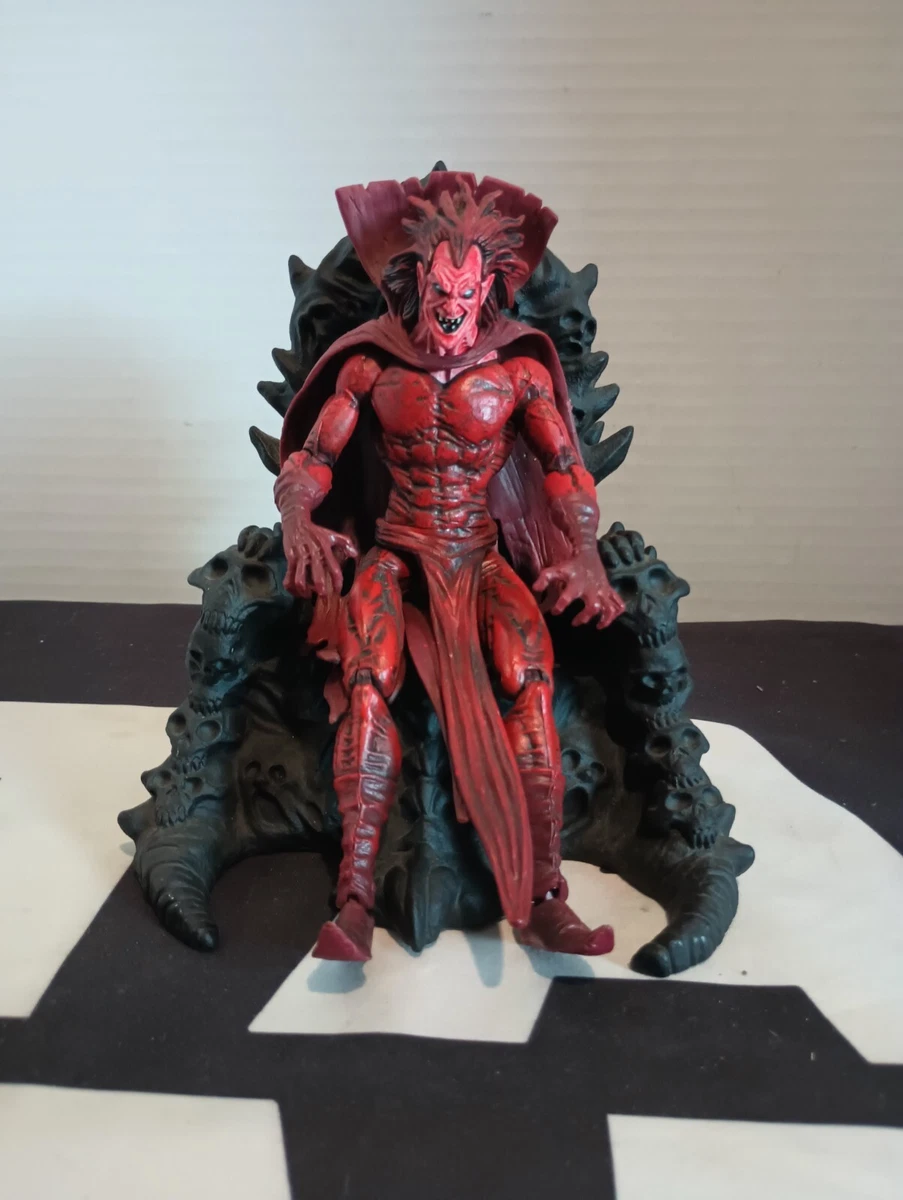 Mephisto Diamond Select BAF MARVEL LEGENDS Loose 100 Complete w Throne