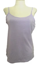 TIME AND TRU LILAC BUD ADJUSTABLE STRAPS STRETCH KNIT CAMI/TANK Sz L (12-14)*