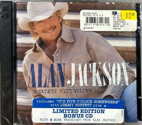 Alan Jackson Greatest Hits Vol. 2 Audio CD 828765309721 eBay