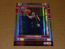 2024/25 Panini Hoops Premium Box Set /199 JORDAN POOLE WIZARDS #190