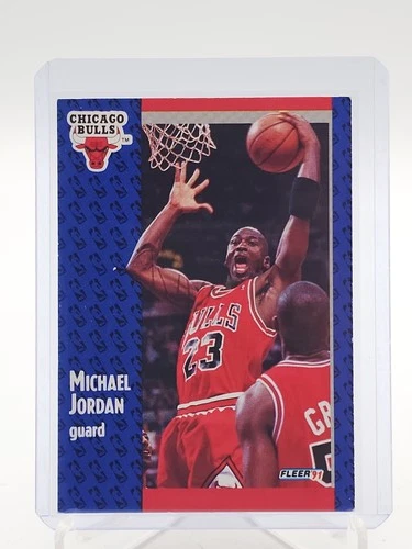 MICHAEL JORDAN 1991-92 FLEER BASKETBALL CHICAGO BULLS #29 Q4832