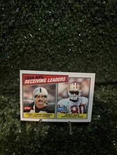 Todd Christensen Jerry Rice Receiving Leaders Raiders 49ers 1987 Topps #228 Mint