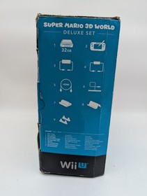 Nintendo Wii U 32 GB Super Mario 3D World Handheld Console System In Box TESTED