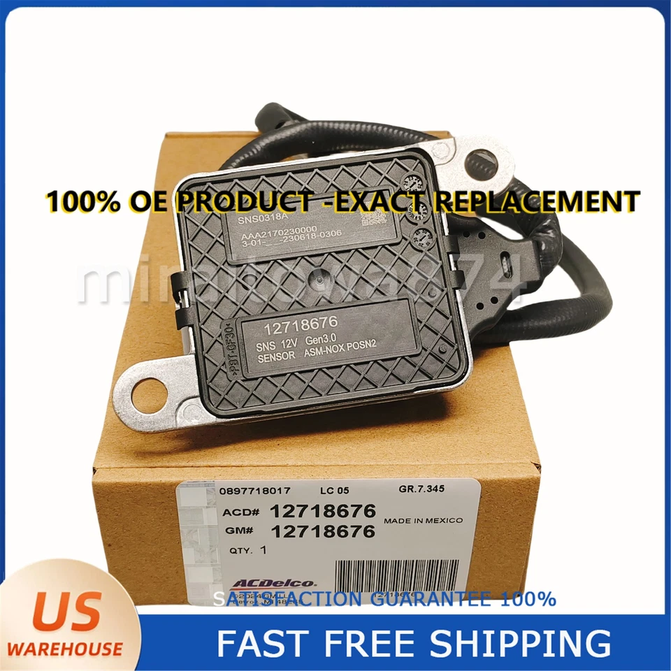 Nitrogen Oxide Sensor NOX 12718676 For Sierra Silverado 2500HD 3500HD 2017-2019 Foto 4 de 4