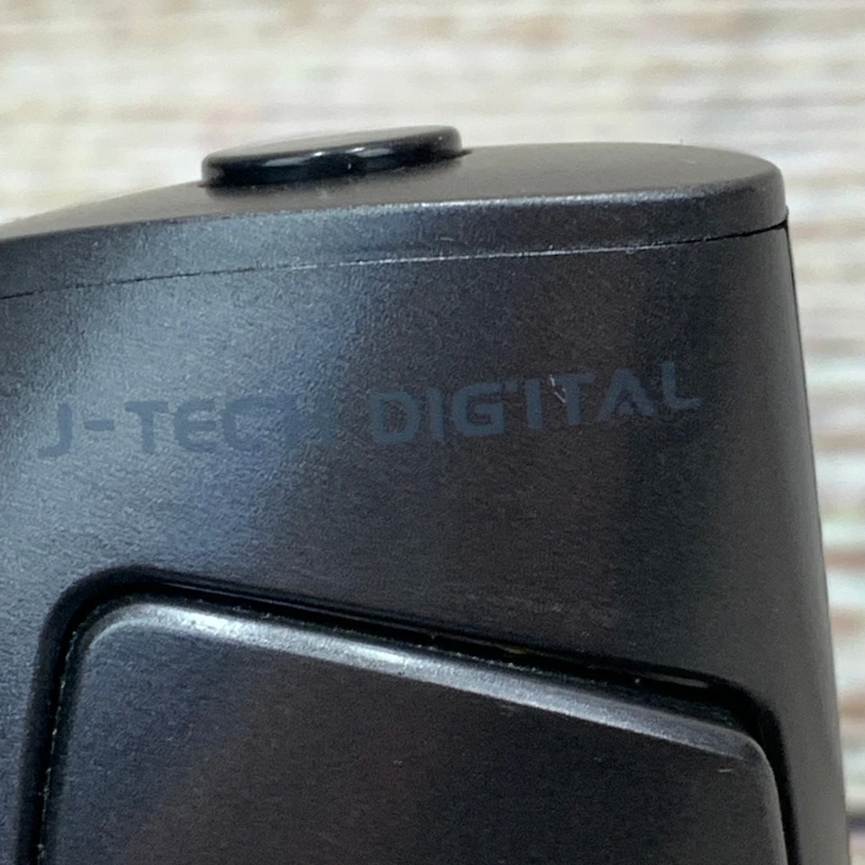 J-Tech Digital Ergonomic Vertical Wireless Laser Mouse USB Receiver Black Tested - Image 3 of 4