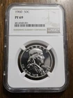 1960 Proof Franklin Half Dollar 50c NGC PF69 - White Coin