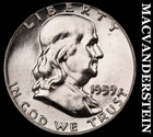 1959 Franklin Half Dollar- Silver- Choice Gem Brilliant Uncirculated+++ #J2144