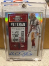 2020 Panini Contenders Optic - Veteran Ticket Autographs Richard Sherman #VT7...