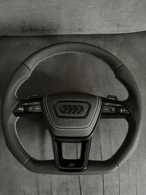 NEU Audi Lenkrad A6 S6 RS6 A7 S7 RS7 C8 A8 D5 mit Heizung - Bild 1 von 3