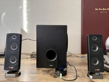 Gigaware 2.1 Multimedia Computer Speakers - CAT no. 40-287 - Tested And Working