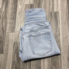HOLLISTER Mom Ultra High Rise Blue Denim Jeans Women's Size 3R W 26 L 27