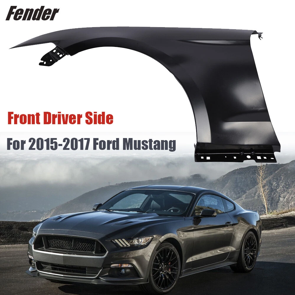 Front Driver Left Fender For 2015-2017 Ford Mustang – Primed Steel Direct Fit