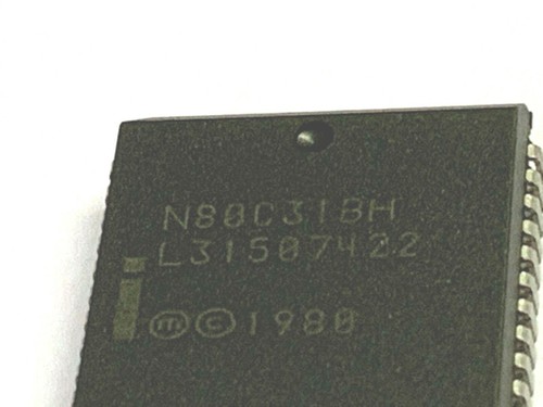 2 x N80C31BH, 8-Bit Microcontroller, 4KB ROM, 16 Bit Timer, PLCC44, 5V, 2 Stück - Picture 2 of 3