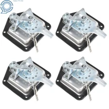 4 Pcs T-handle Tool Box Lock RV Door Latch with Keys Stainless Steel Polished