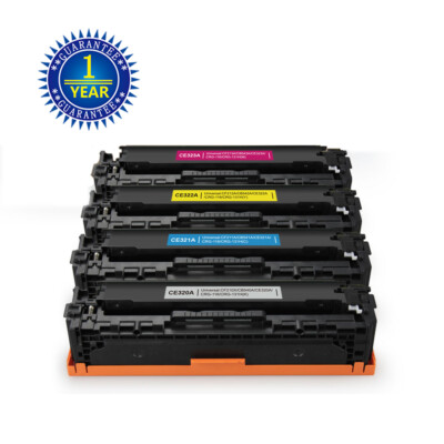4PK CB540A CB541A CB542A CB543A Toner B C Y M For HP LaserJet CM1312nfi CP1518ni
