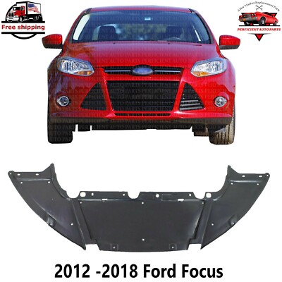New Front Engine Splash Shield Under Cover /Air Deflector For 2012-18 Ford Focus