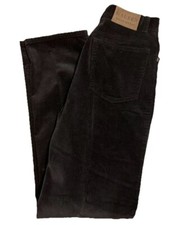Vintage Ralph Lauren Jeans Co Corduroy Pants Womens 6 Classic Straight Black