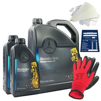 Original Mercedes-Benz Engine Oil 7 Litre 5w40 229.5 Incl. Funnel 