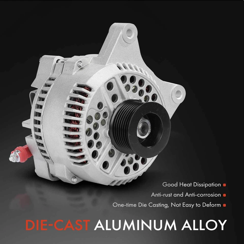 Alternador para Ford Club Wagon E-150 E-250 E-350 Econoline Lincoln 130A 8 ranhuras - Imagem 4 de 4