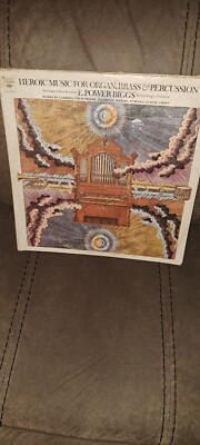 E. Power Biggs Heroic Music for Organ, Brass & Percussion Dbl LP  (MB2#4)