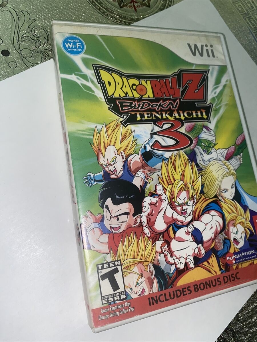 Dragon Ball Z Budokai Tenkaichi 3 Wii BONUS DISC - Ifrit Jogos e