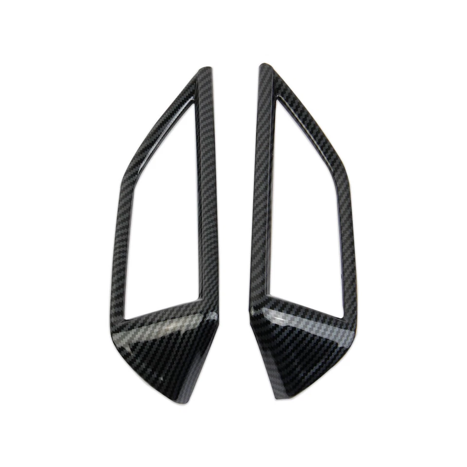 Tablero de fibra de carbono estilo tablero ventilación de aire medio cubierta embellecedores para Subaru Crosstrek XV Foto 2 de 4