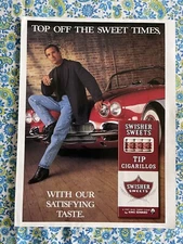 Vintage 1998 Cigarillos Swisher Sweets Print Ad Vintage Car