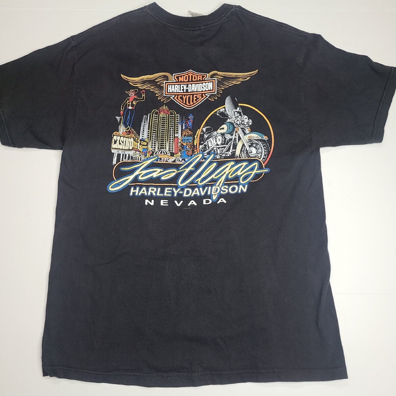 Vintage 2002 Harley Davidson T-Shirt Mens XL Blac… - image 4