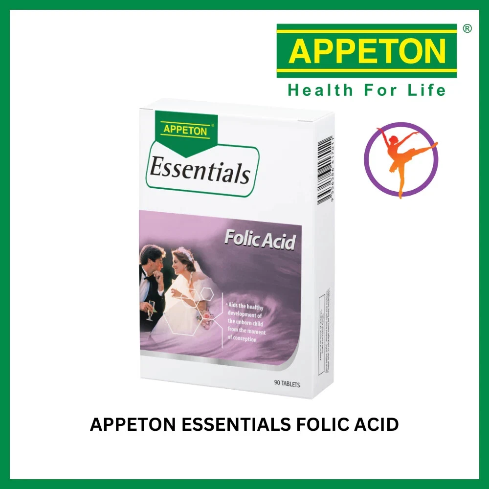Appeton Essentials Folic Acid to support placenta pregnancy woman (30's)