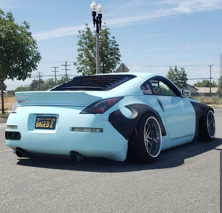 350z 2024 overfenders rear
