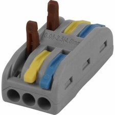 3 POLE IN LINE SPRING LEVER CONNECTOR 32A