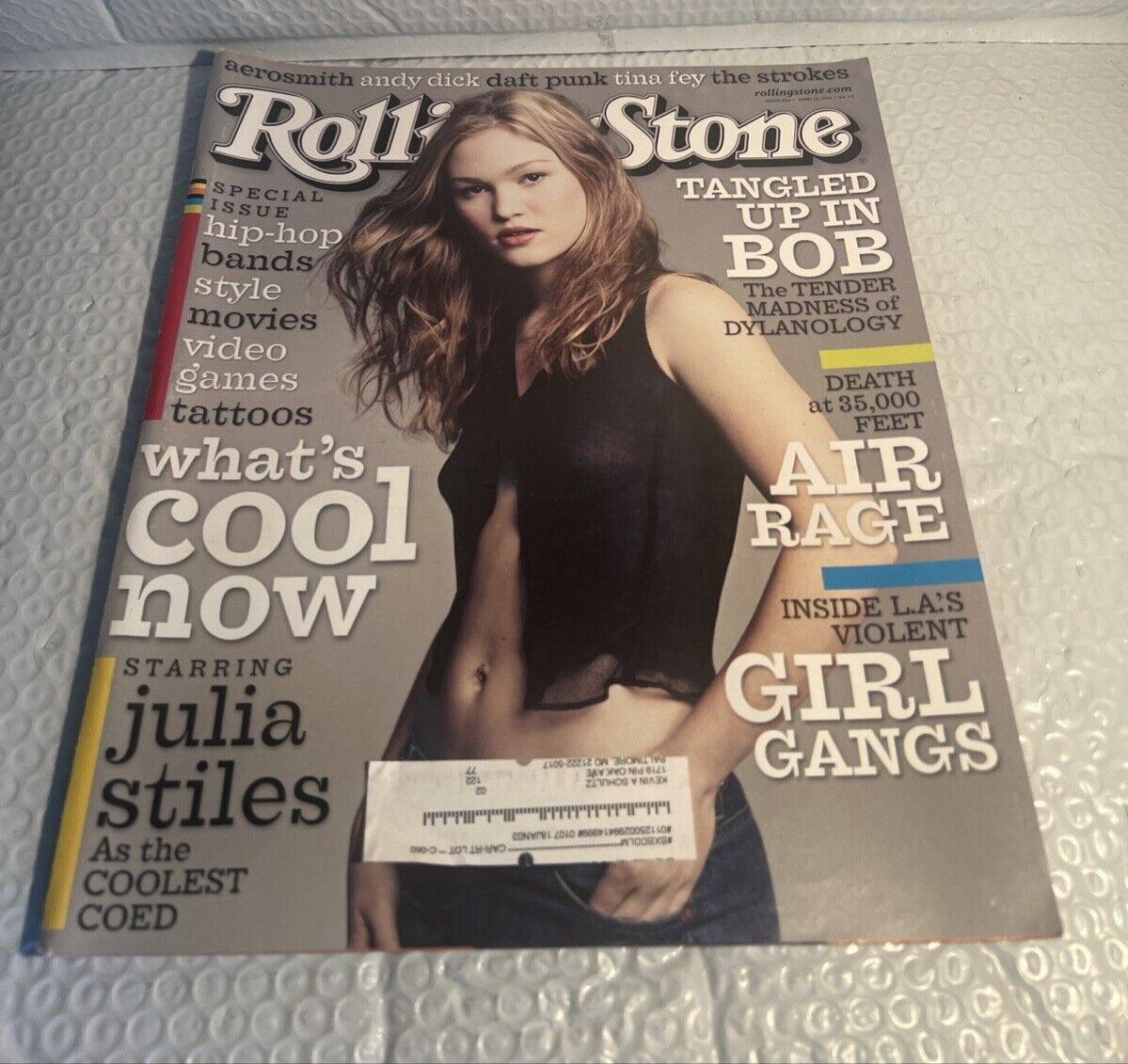 Rolling Stone Magazine Issue 866 April 12 2001 Julia Stiles