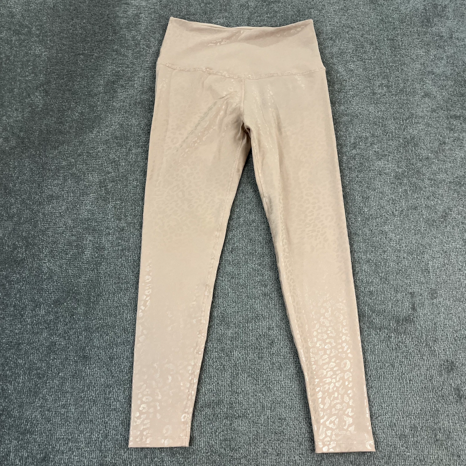 beyond-yoga animal print 7/8 ankle running gym train leggings