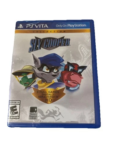 Sly Cooper Collection (Sony PlayStation Vita, 2014) Sealed PROMO -