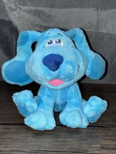 BLUE'S CLUES YOU Nickelodeon 2020 BLUE Plush Puppy Dog 7" Stuffed Animal Toy