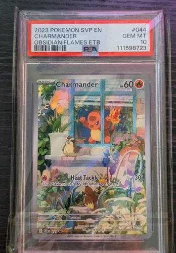 Charmander (044) PSA 10 | SVP 044 | Obsidain Flames ETB: Black Star Promo 2023